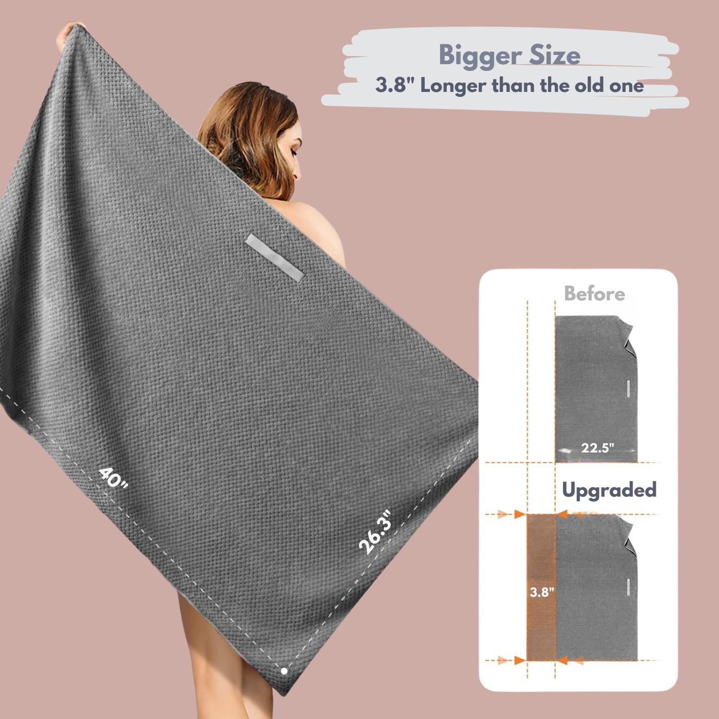 DryNest Microfiber Hair Towel