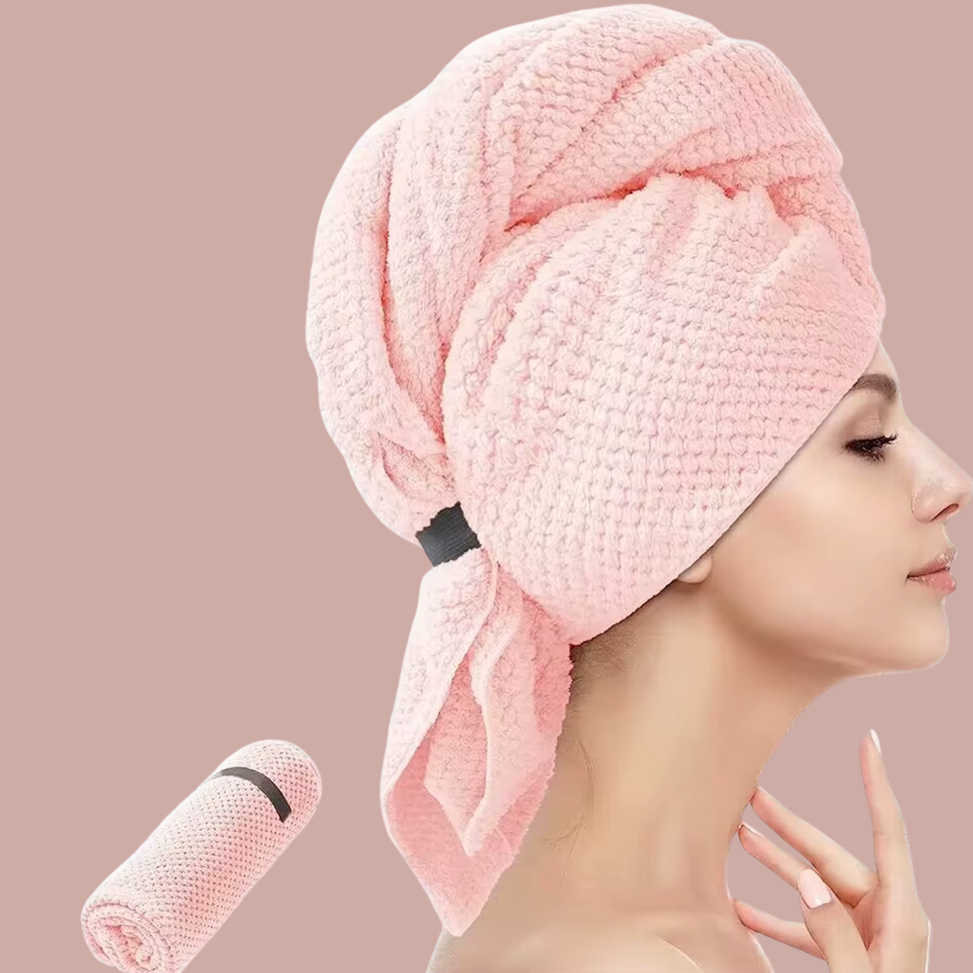 DryNest Microfiber Hair Towel